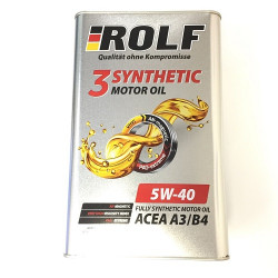 Масло моторное Rolf 3-SYNTHETIC 5W40 A3/B4 SN/CF (4)